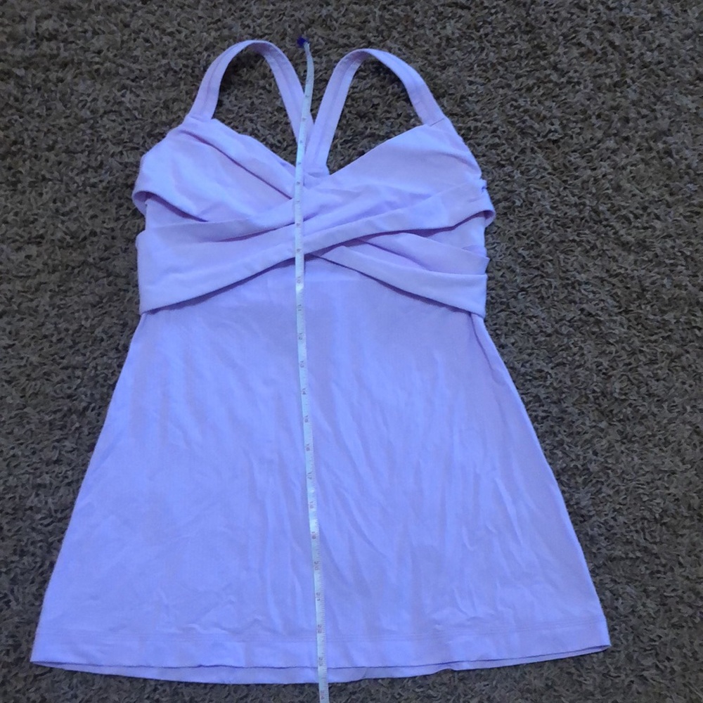 Lululemon Wrap It Up Tank With Built-In Bra Size … - image 7